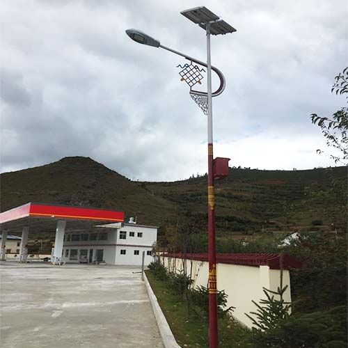 昆明服務區民族特色太陽能路燈
