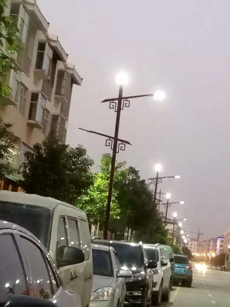 云南市電道路路燈